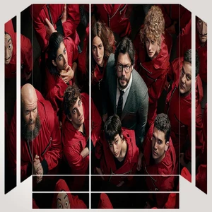 برچسب پلی استیشن ۴ مدل طرح  money heist  کد PS-10103