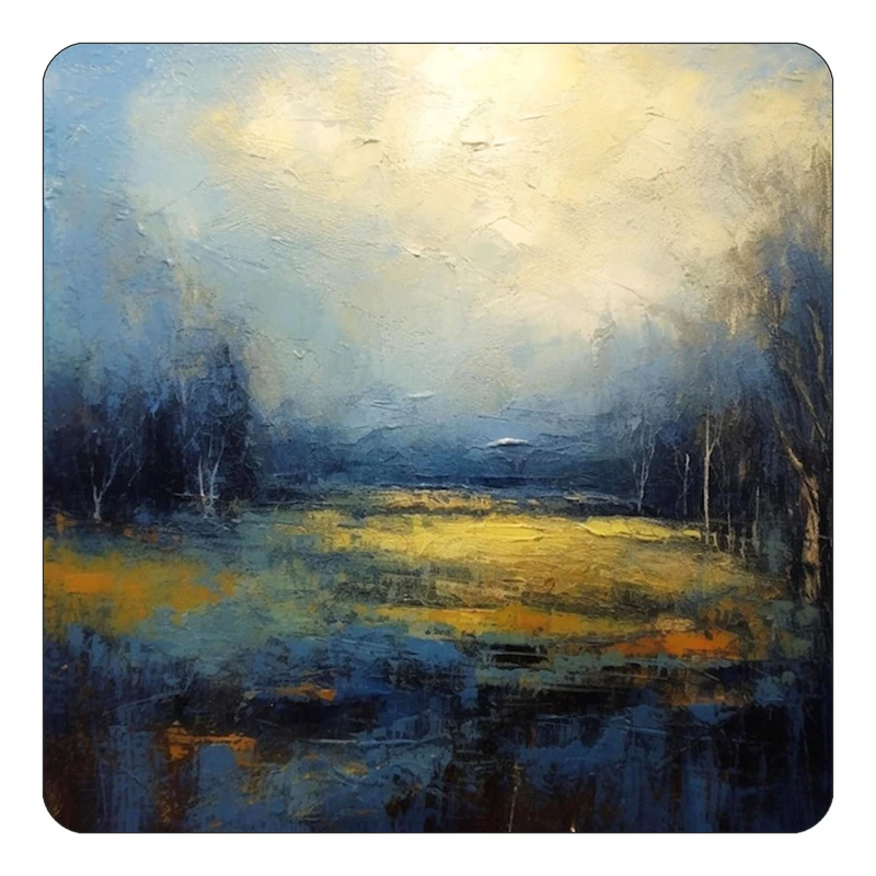 مگنت کاکتی طرح نقاشی رنگ روغن مدل mp71839