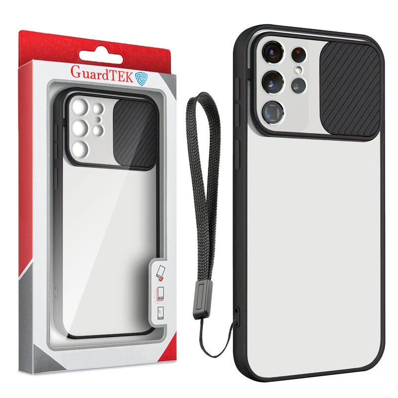 کاور گاردتک مدل Camshield مناسب برای گوشی موبایل سامسونگ Galaxy S21 Ultra به همراه بند