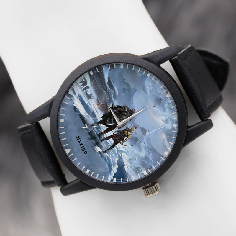 ساعت مچی عقربه ای ناکسیگو مدل God of War Ragnarok کد LF13313 ساعت مچی عقربه ای ناکسیگو مدل God of War Ragnarok کد LF13313