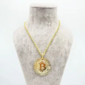 گردنبند مردانه اکسسورایز مدل بیتکوین 