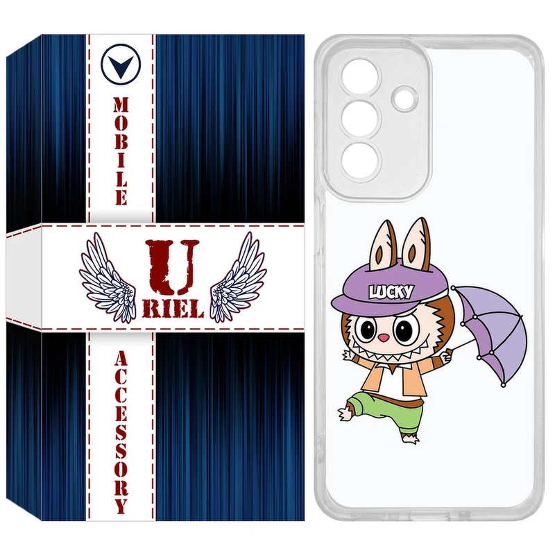 کاور یوریل مدل Clear کد 125 طرح لبوبو Labubu مناسب برای گوشی  موبایل سامسونگ Galaxy A17