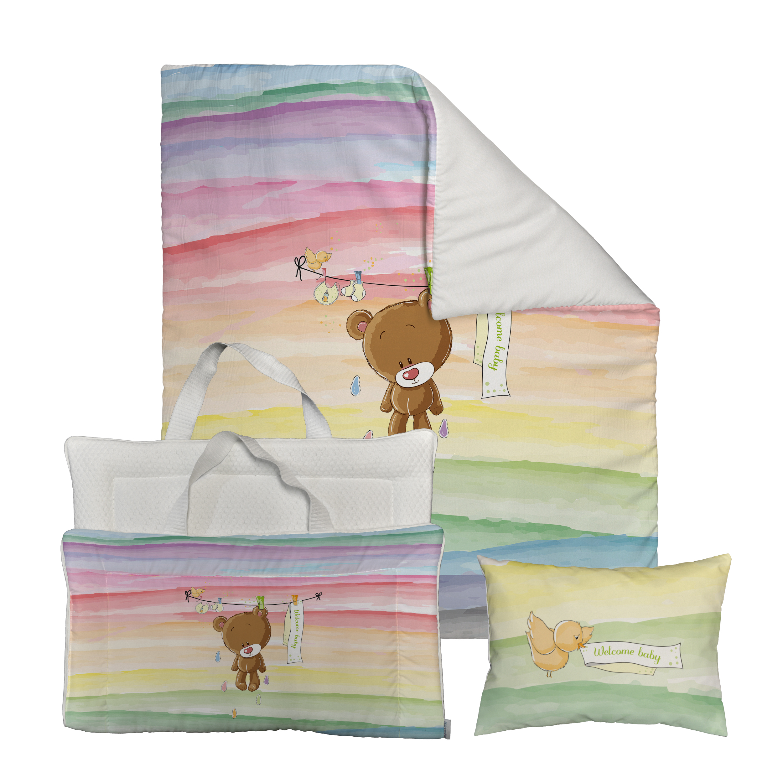 سرویس خواب 3 تکه کودک مامزکیوتی مدل MO10