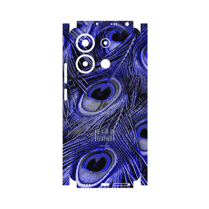 برچسب پوششی ماهوت مدل Purple Feather-FullSkin مناسب برای گوشی موبایل شیائومی Redmi Note 13 4G