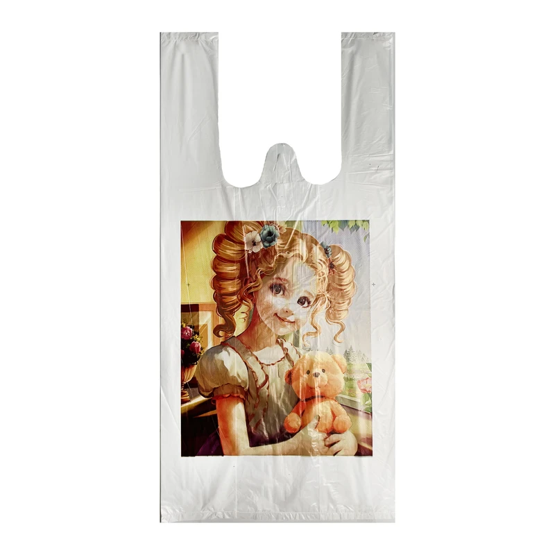 کیسه خرید مدل رکابی کد 4003 مجموعه 100 عددی