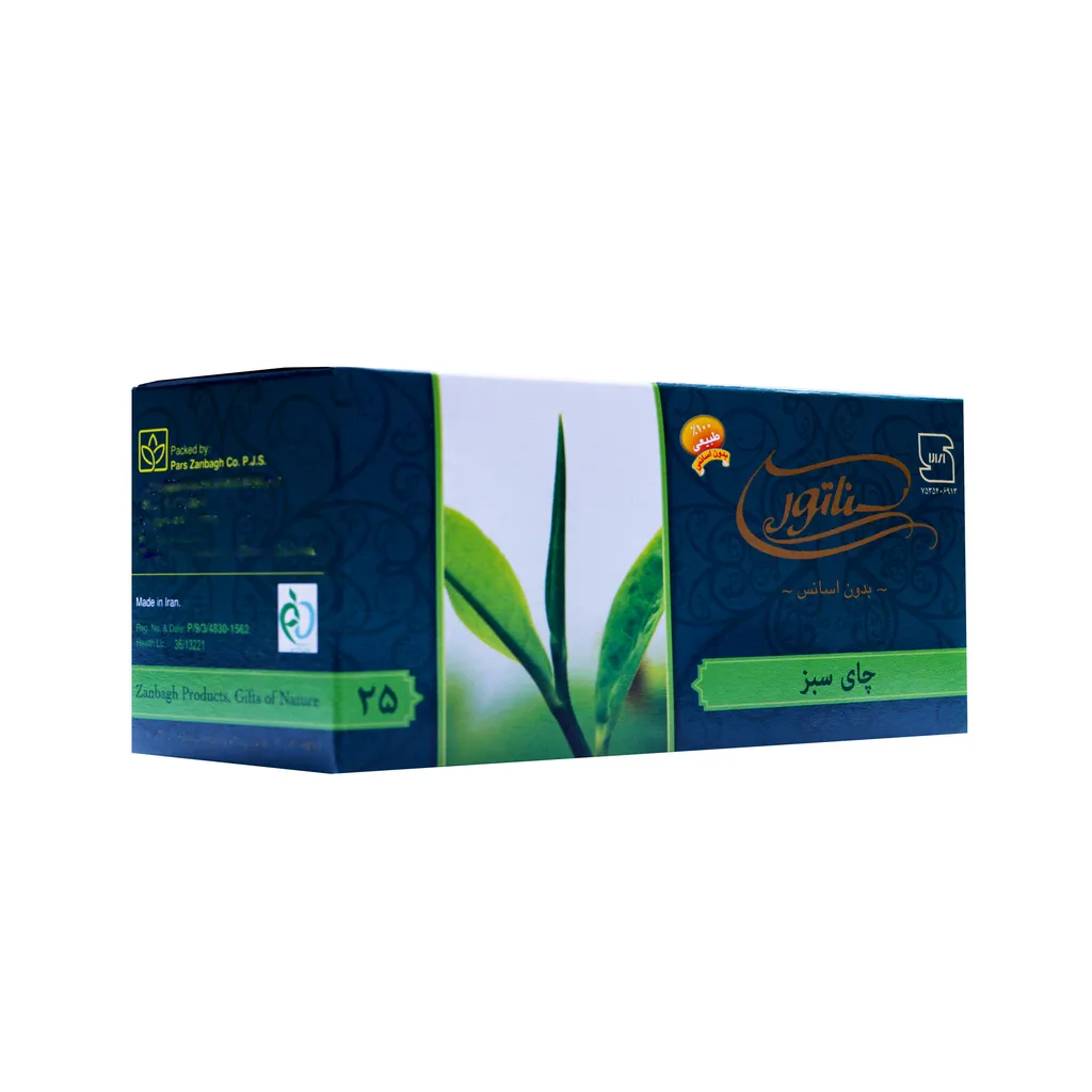 چای سبز کیسه ای سناتور مقدار 50 گرم بسته 25 عددی