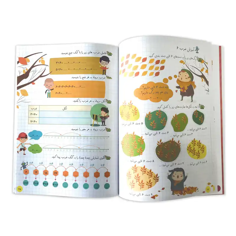 کتاب آموزش جدول ضرب اثر سعید رضائی و پانیا رضایی نشر فرشیم
