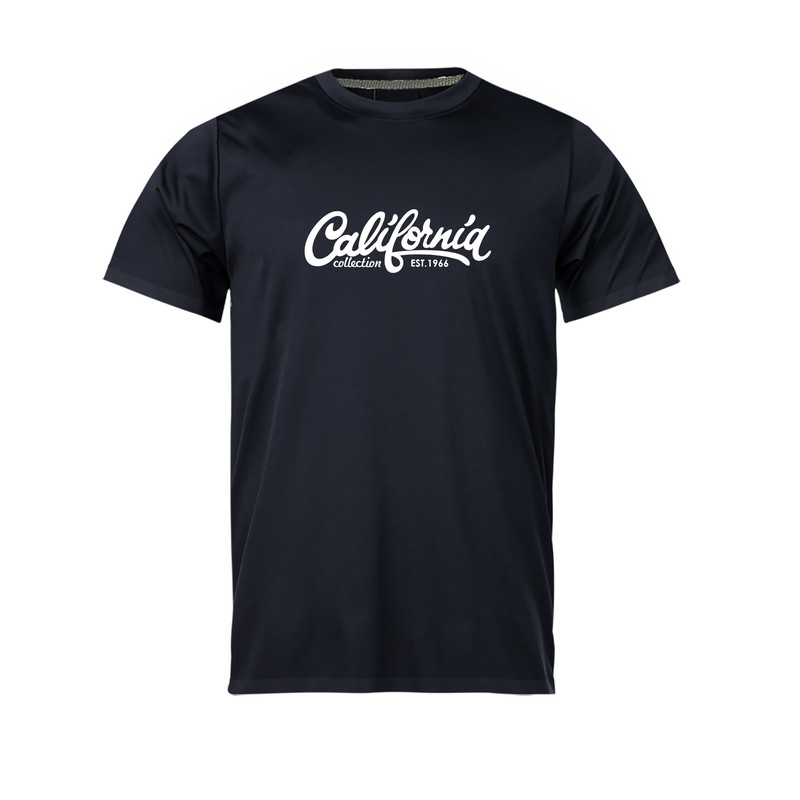 تی شرت آستین کوتاه مردانه مدل California _NC1_1023_مشکی