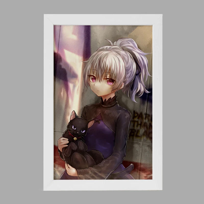 تابلو خندالو مدل یین انیمه تاریک تر از سیاهی Darker Than Black  کد 22557