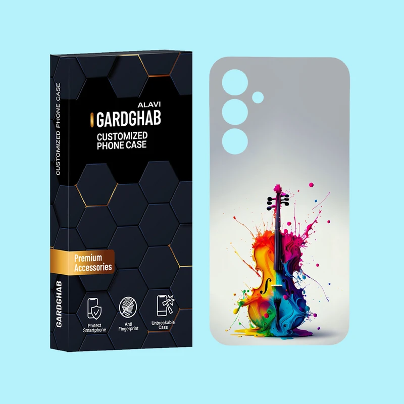 کاور گارد قاب علوی مدل ساز و موزیک مناسب برای گوشی موبایل سامسونگ Galaxy A55