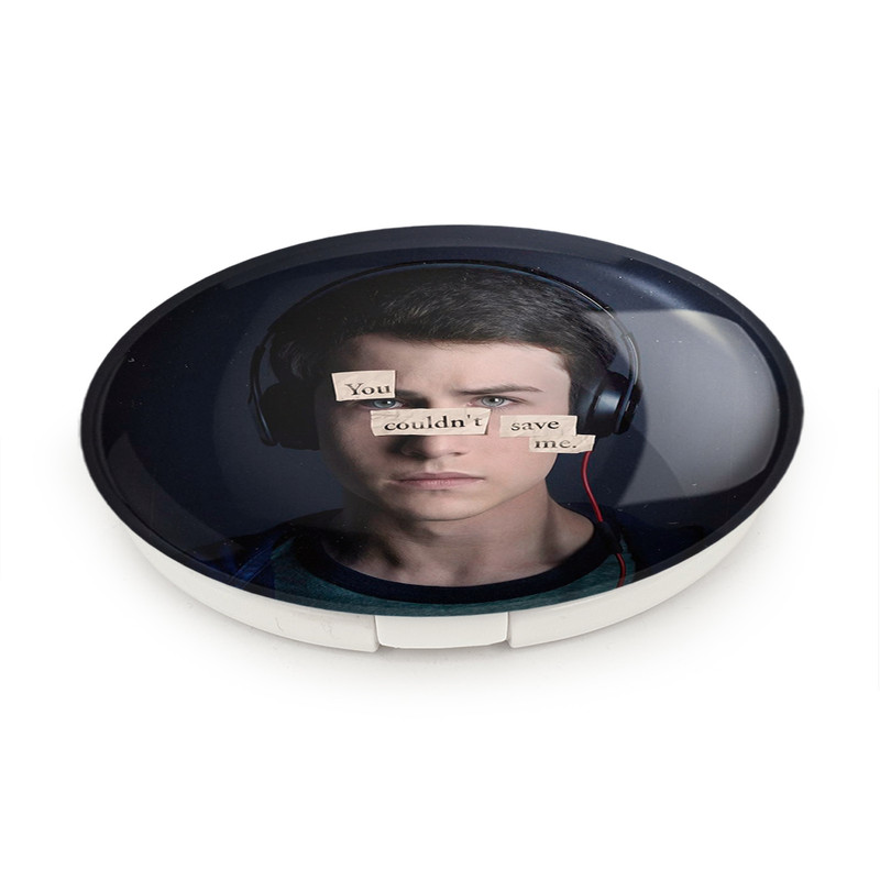 آینه جیبی خندالو طرح کلی جانسن 13دلیل برای اینکه Reasons Why13 مدل تاشو کد 20334