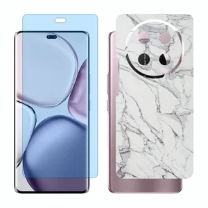 Glass Together model matte anti bluescreen protector suitable for Honor X9c mobile phone with back cover sticker