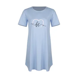 پیراهن زنانه ناربن مدل 1521713-3279 رنگ آبی روشن