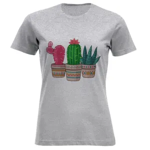 تی شرت آستین کوتاه زنانه مدل کاکتوس A39