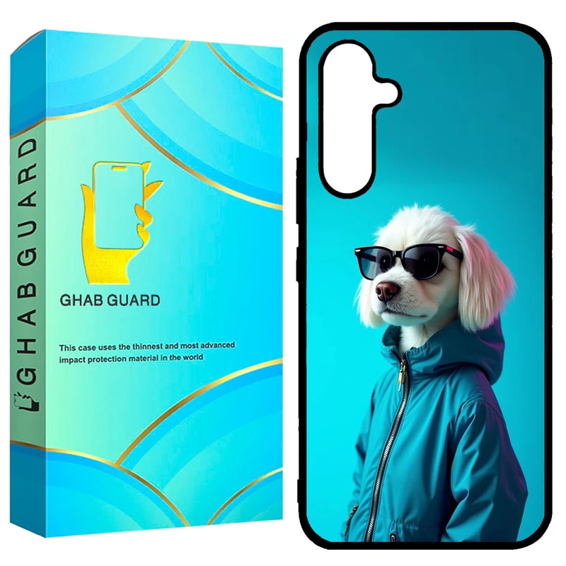 کاور قاب گارد طرح سگ مدل GCHPA54 مناسب برای گوشی موبایل سامسونگ  Galaxy A54 5G