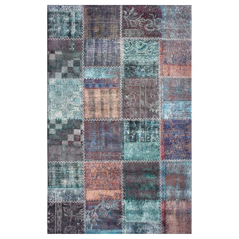 فرش ماشینی جانگل مدل Persian Collage کد 3D-3036