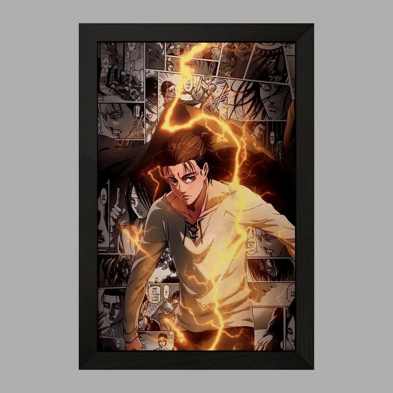 تابلو خندالو مدل ارن یگر انیمه اتک آن تایتان Attack on Titan کد 10999