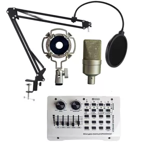 میکروفون استودیویی مدل 103 به همراه کارت صدا