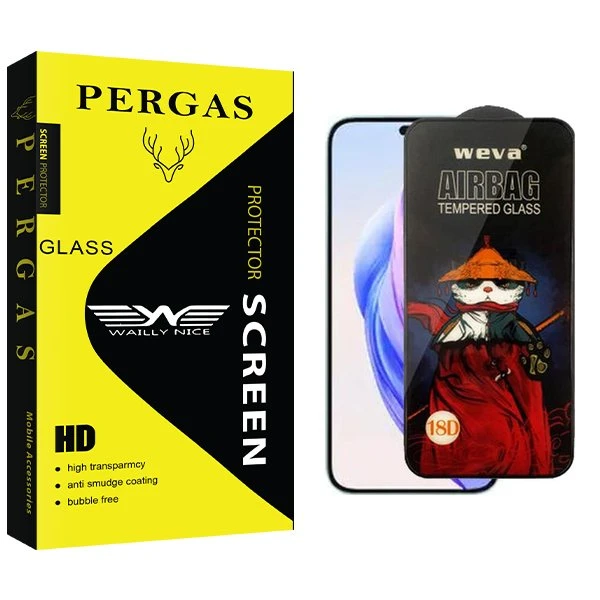 محافظ صفحه نمایش وایلی نایس مدل Pergas Airbag مناسب برای گوشی موبایل آنر X50i Plus
