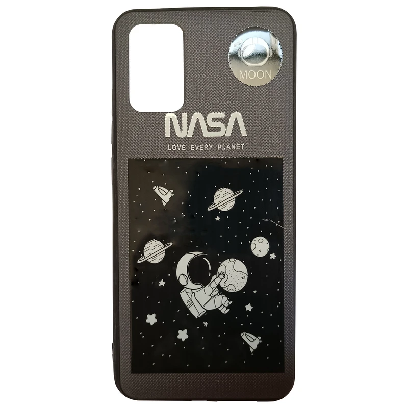 کاور مدل فانتزی کد A-034 طرح NASA مناسب برای گوشی موبایل سامسونگ Galaxy A02S