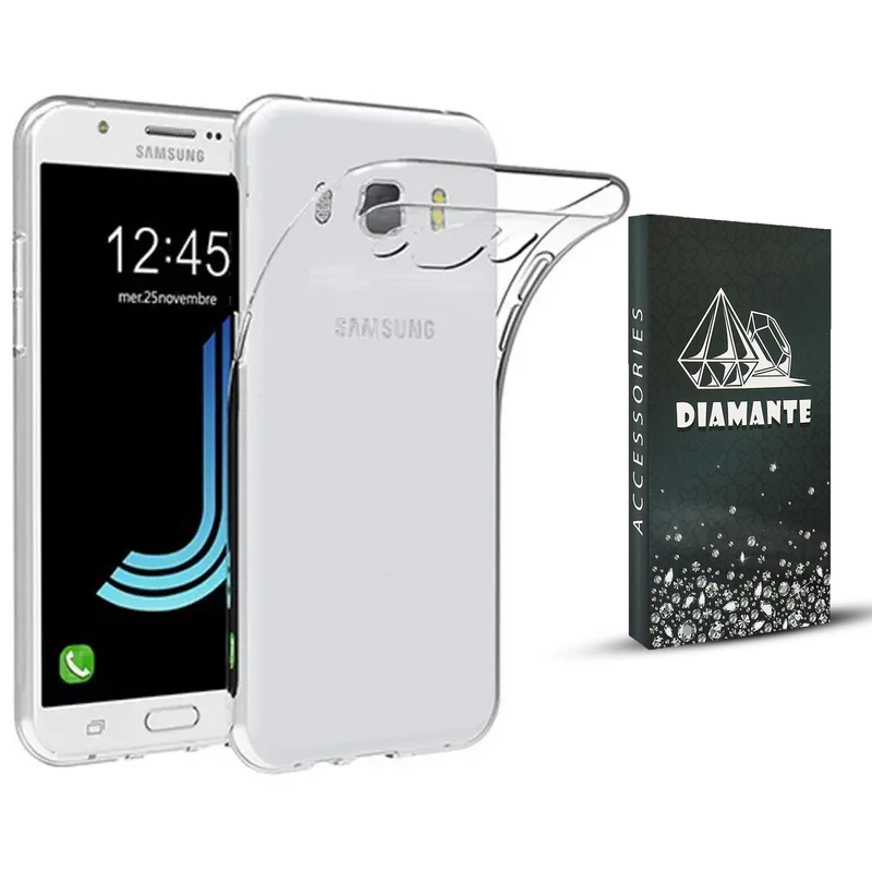کاور دیامانته مدل Nahid Navy مناسب برای گوشی موبایل سامسونگ Galaxy J710 / J7 2016