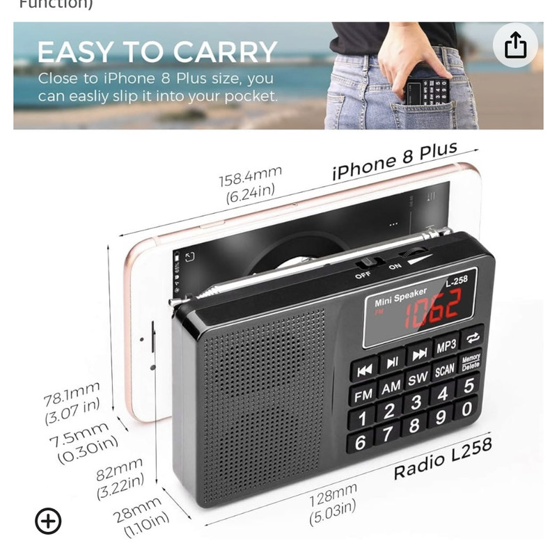 رادیو مدل l-258