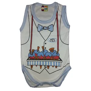 بادی آستین کوتاه نوزادی مدل B22