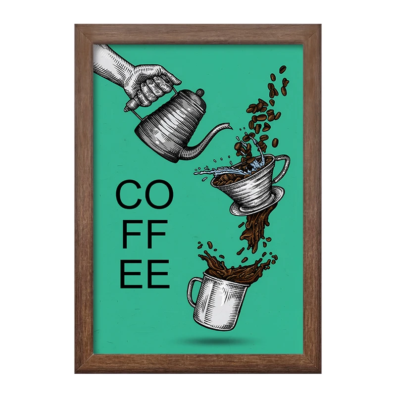 تابلو خندالو طرح قهوه (COFFEE) کد F11046