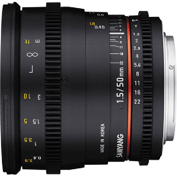 لنز دوربین سامیانگ مدل 50mm T1.5 VDSLR AS UMC
