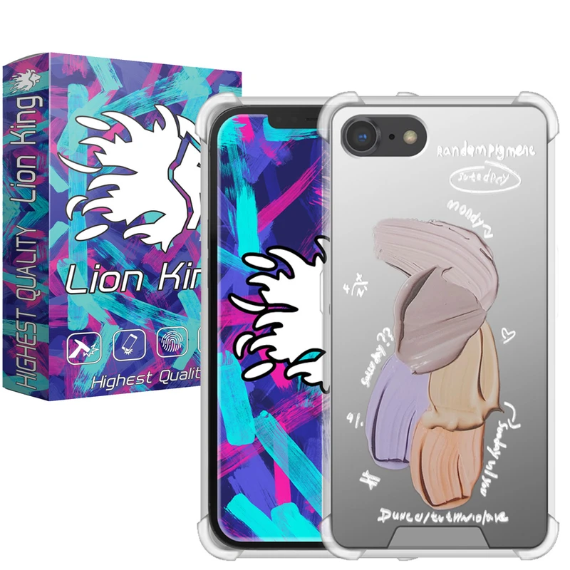  کاور لاین کینگ مدل آینه ایی نشکن طرح گواش مناسب برای گوشی موبایل اپل iPhone 7/8