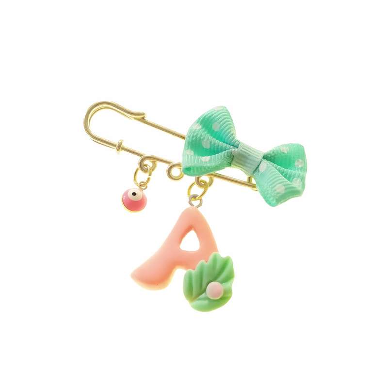 سنجاق سینه دخترانه مدل حرف A