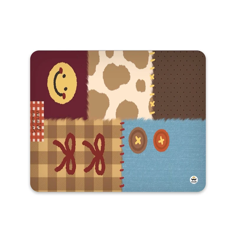 ماوس پد شادیت مدل پارچه فانتزی کد227 سایز 24*19 سانتی متر