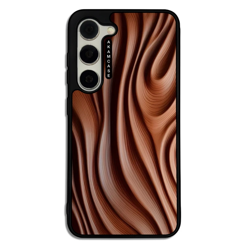 کاور آکام مدل AMC-WSGS23-WOOD-6 مناسب برای گوشی موبایل سامسونگ Galaxy S23