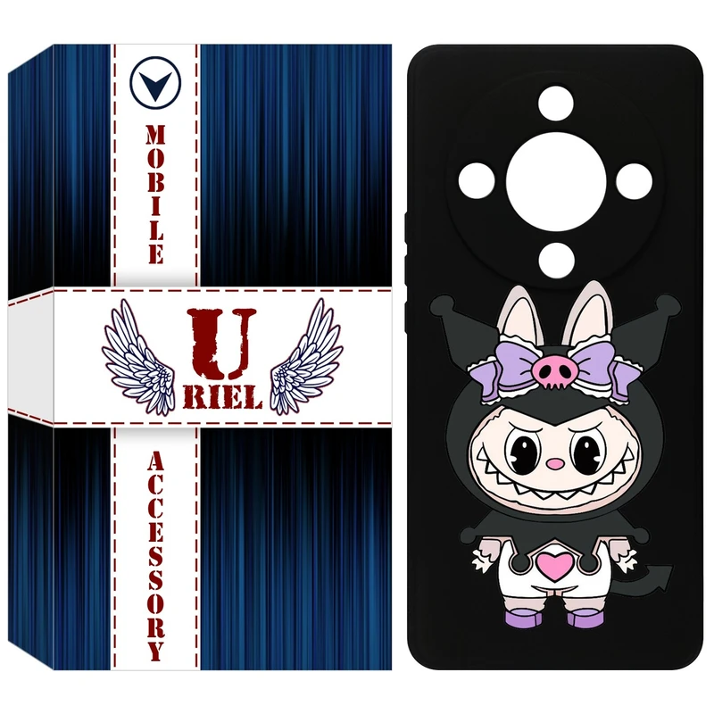 کاور یوریل مدل KSH کد 137 طرح عروسک لبوبو مناسب برای گوشی موبایل آنر X9b / X50 / Magic6 Lite