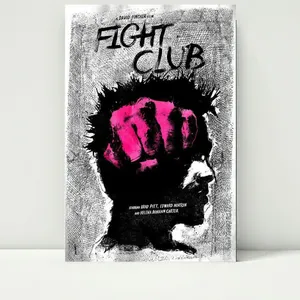 تابلو شاسی مدل پوستر فیلم باشگاه مبارزه Fight Club کد FMO69