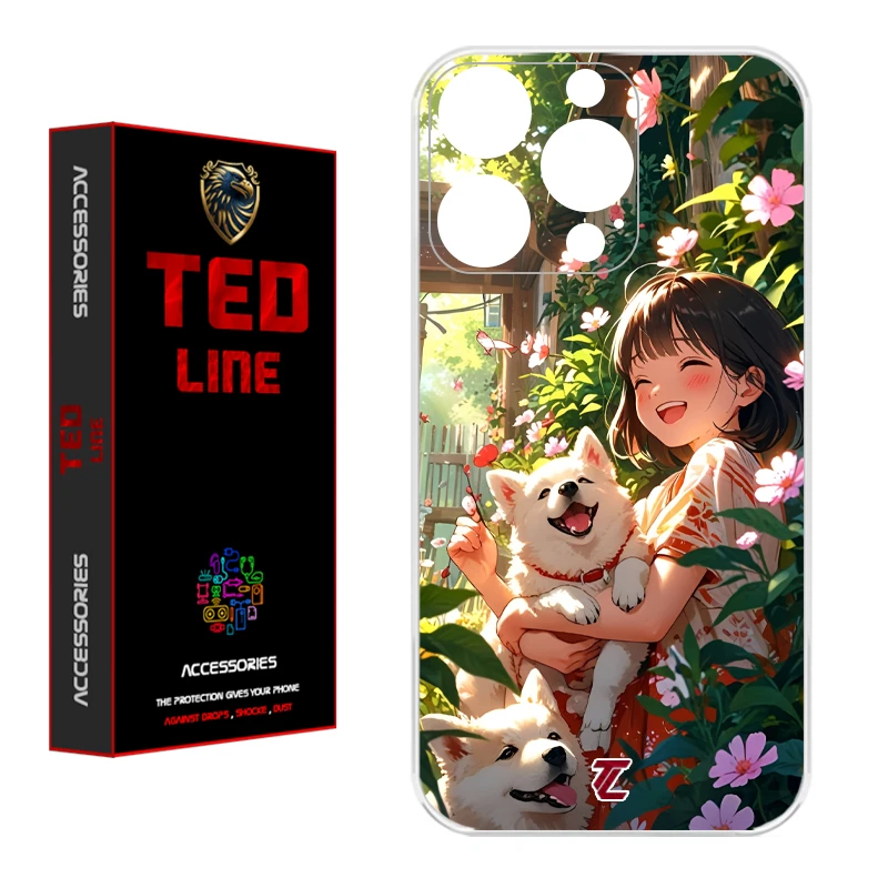 کاور تدلاین طرح سگ کد 1177مناسب برای گوشی موبایل اپل Iphone 15 Pro