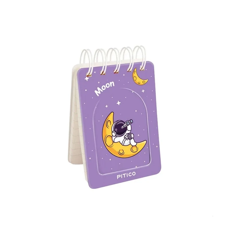 دفترچه یادداشت 80 برگ پیتیکو طرح فضانورد کد 02