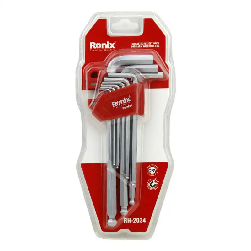 آچار آلن ستاره ای رونیکس مدل RH-2034 مجموعه 9 عددی