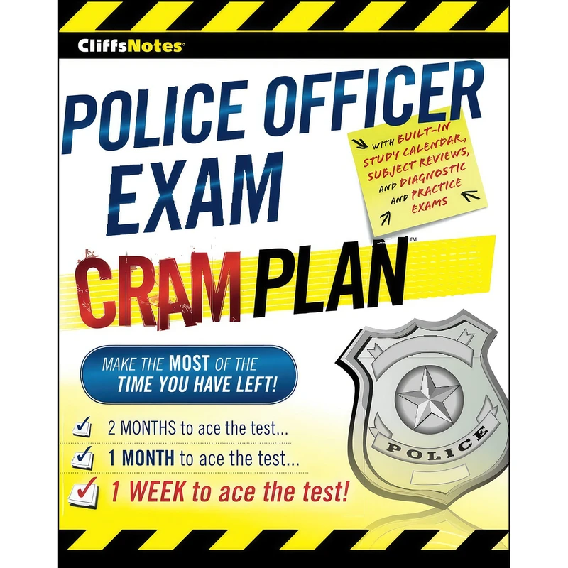 کتاب CliffsNotes Police Officer Exam Cram Plan اثر Northeast Editing Inc. انتشارات تازه‌ها