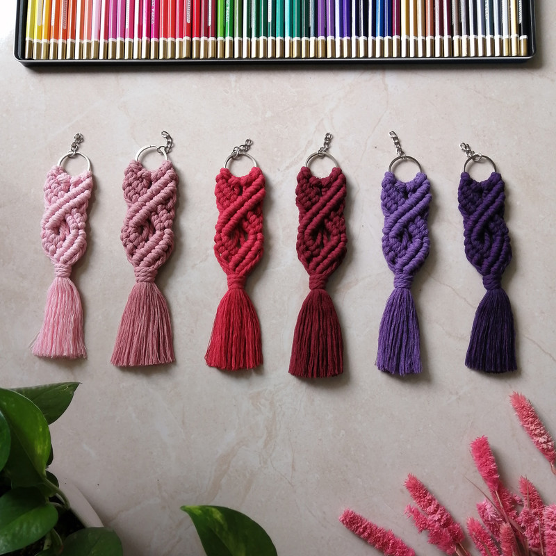 جاکلیدی مدل مکرومه بافی کد 18