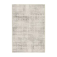 فرش ماشینی 1000 شانه اورکوم زمینه کرم حاشیه قهوه ای طرح مینیمال سودا کد OR.1119.03