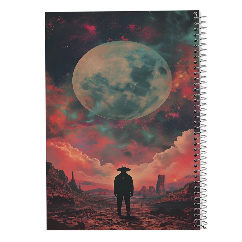 دفتر مشق 50 برگ مدوپد مدل ماه کد DF15499