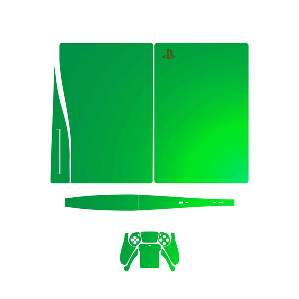 برچسب کنسول و دسته بازی PS5 ماهوت مدل Matte-Green