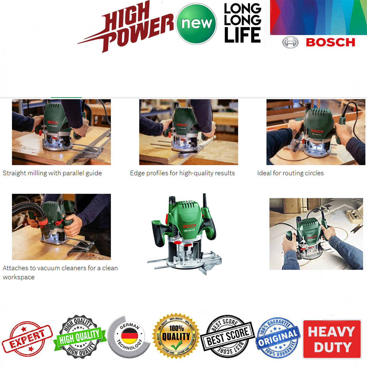 فرز نجاری بوش مدل POF 1400 ACE Adved Etra فرز نجاری بوش مدل POF 1400 ACE Adved Etra