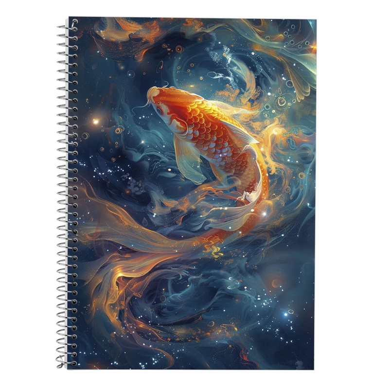 دفتر زبان 50 برگ مدوپد طرح فانتزی کد DF14401