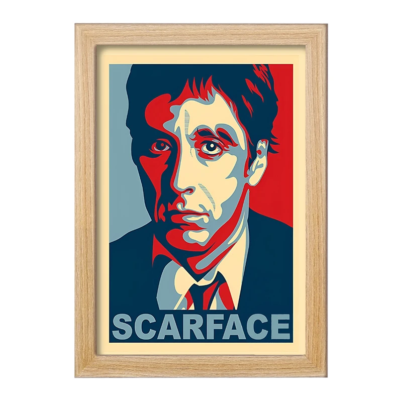 تابلو خندالو مدل اسکارفیس (Scarface) کد F6485