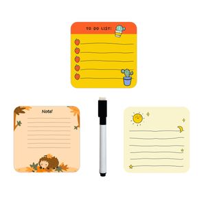 نقد و بررسی تخته وایت برد  چاپ بهار مدل مغناطیسی کد 10به همراه ماژیک مجموعه 3 عددی توسط خریداران