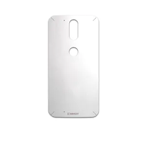 MAHOOT Metallic-White Cover Sticker for Motorola Moto G4