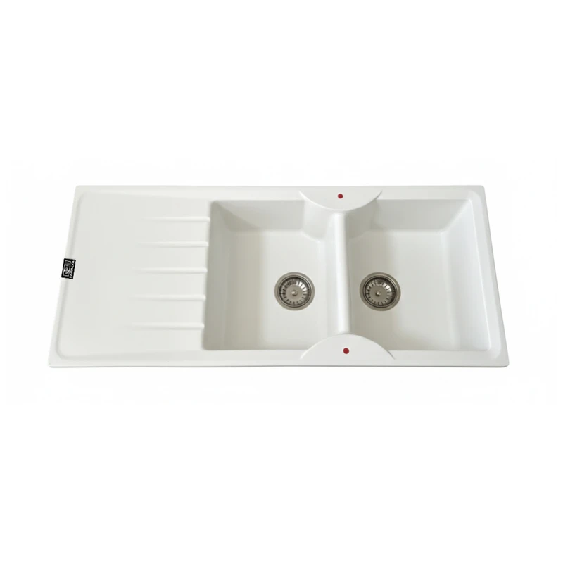 سینک ظرفشویی کورین توکار دو لگنه مدل مگنولیا W0