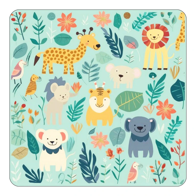 مگنت کاکتی طرح حیوانات رنگی مدل mp25473